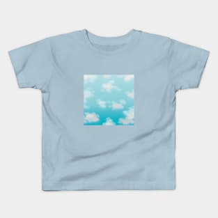 Beautiful Blue Sky with clouds Kids T-Shirt